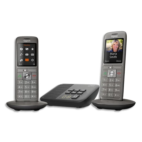 GIGASET Téléphone CL660 avec répondeur DUO Gris L36852-H2824-N101