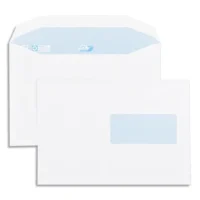 GPV Boîte de 500 enveloppes 162x229mm Blanches fenêtre 45x100 80g-2562