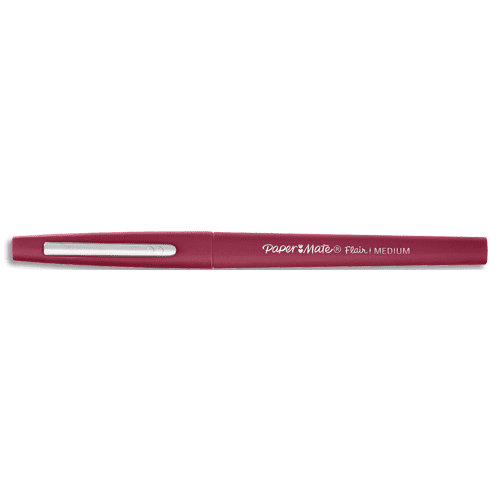 PAPERMATE Stylo feutre Flair Original, pointe M Trait 0,7 mm Rose