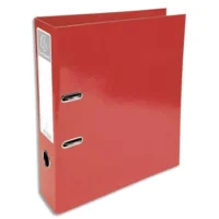 EXACOMPTA Classeur à levier IDERAMA en carton pelliculé. Dos 7 cm. Format A4+. Coloris Rouge