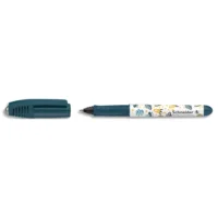 SCHNEIDER Roller à cartouche Zippi Bleu Space, pointe en acier inoxydable, cartouche encre Bleu