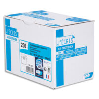 GPV Boîte de 200 enveloppes C5 162x229mm 100g Blanches auto-adhésives PEFC