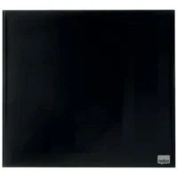 NOBO Tableau mémo en verre 300 x 300 mm - noir - 1903950