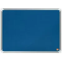 NOBO Tableau d'affichage en feutre Premium Plus - 600 x 450 mm - bleu - 1915187