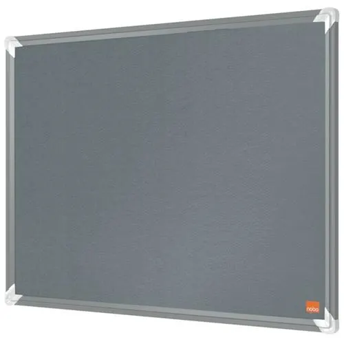 NOBO Tableau d'affichage en feutre Premium Plus - 600 x 450 mm - gris - 1915194 – Image 4