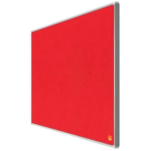 NOBO Tableau d'affichage Widescreen en feutre Impression Pro - 710 x 400 mm - rouge - 1915419 – Image 4