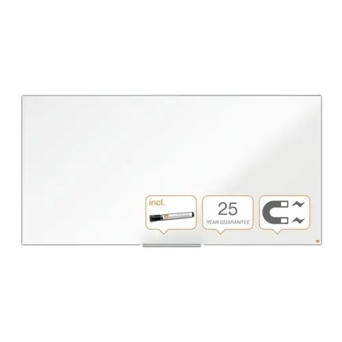 NOBO Tableau blanc émaillé Impression Pro magnétique 1800 x 900 mm - Blanc - 1915398 – Image 3