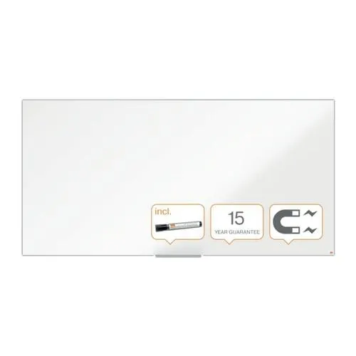 NOBO Tableau blanc en acier laqué Impression Pro magnétique 2400 x 1200 mm - Blanc - 1915408 – Image 3
