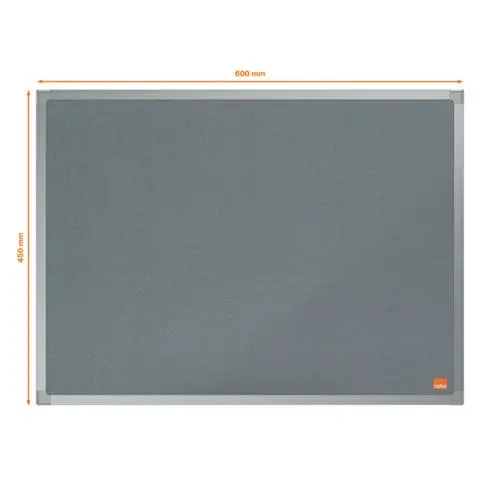 NOBO Tableau d'affichage en feutre Essence 600x450 mm - gris - 1915204 – Image 4