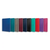 OXFORD Carnet SIGNATURE format B5 couverture rigide brochure 160 pages quadrillées 5x5. Coloris assortis