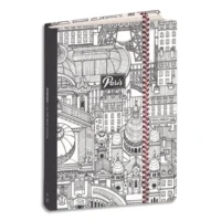 QUO VADIS Carnet Dr Paper ligné 15x21cm 192 pages. Couverture Imprimée Paris