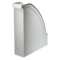 LEITZ Porte-revues Leitz Plus. Dimensions (hxp) : 30 x 27,8 cm - Dos 7,8 cm. Coloris gris