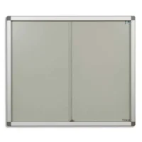 PLANORGA Vitrine ALGOL 18 Feuilles pour intérieur 980x1340cm.Cadre alu, portes coulissantes avec serrure