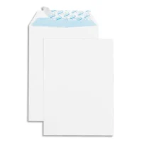 GPV Boîte de 500 pochettes auto-adhésives velin Blanc 90g format 176x250 B5