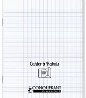CONQUERANT CLASSIQUE Cahier à rabat 170 x 220 mm, incolore
