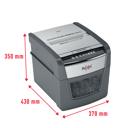 Destructeur Rexel Optimum Auto+ 45X Coupe croisée – Image 4