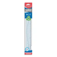 MAPED Geometric - Règle 30 cm - transparente
