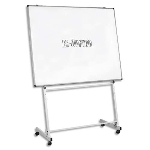 BI-OFFICE Piètement mobile Gris en aluminium L90 x H70 cm, pour tableaux Blancs jusqu'à 150 x 100 cm – Image 2
