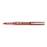PILOT Stylo roller BEGREEN rechargeable, pointe tubulaire 0,7 mm encre liquide Rouge HI-TECPOINT