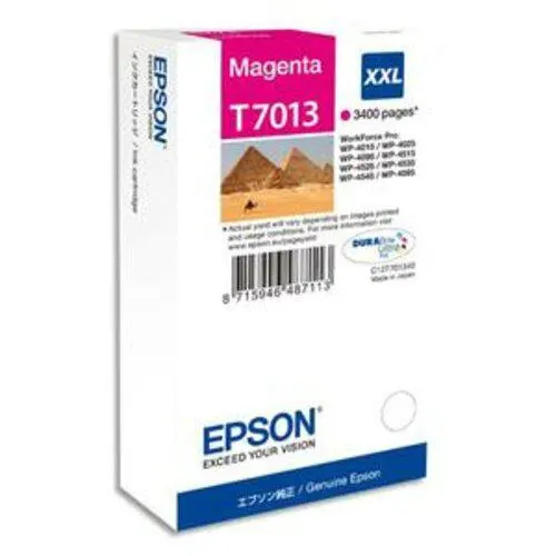 EPSON Cartouche Jet d'Encre Jaune XXL (3 400 p) ''Pyramides'' (T7014) - C13T70144010
