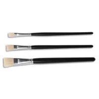 O COLOR Boîte de 72 brosses en soie 3 tailles assorties