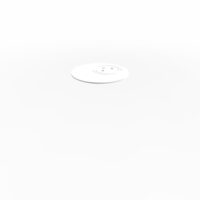 Obturateur diametre 80 cm avec connexion directeur en ABS ABS blanc