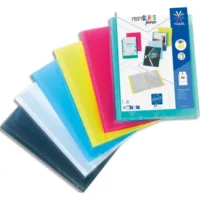 Protège document 40 vues Coloris assortis : Incolore-Vert-Rouge-Bleu-Violet