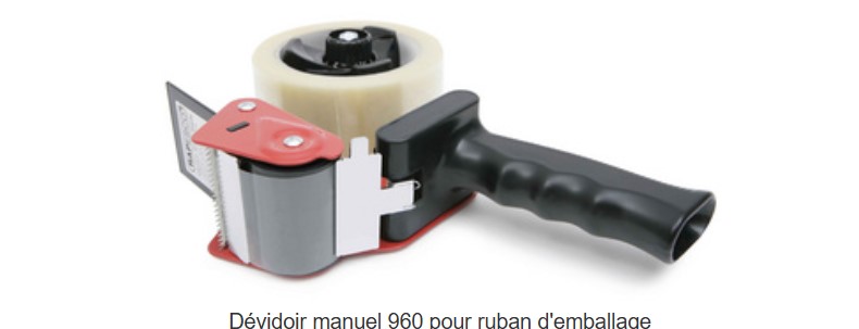 RAPESCO Dévidoir manuel 960 pour ruban d'emballage, noir – Image 2