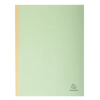 EXACOMPTA Paquet de 25 chemises à dos toilé, carte 320 grammes, dos 3cm, 24x32cm, coloris Vert