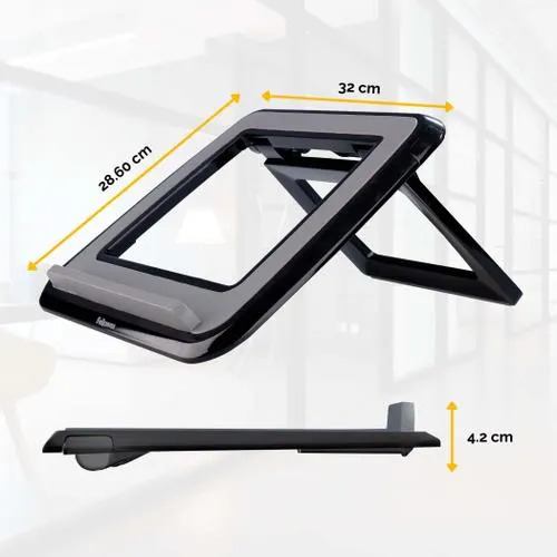 FELLOWES Support ordinateur portable I-spire repliable Noir 8212001 – Image 3