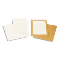 BONG Boîte de 100 pochettes Blanches auto-adhésives dos cartonné 229X324 120G