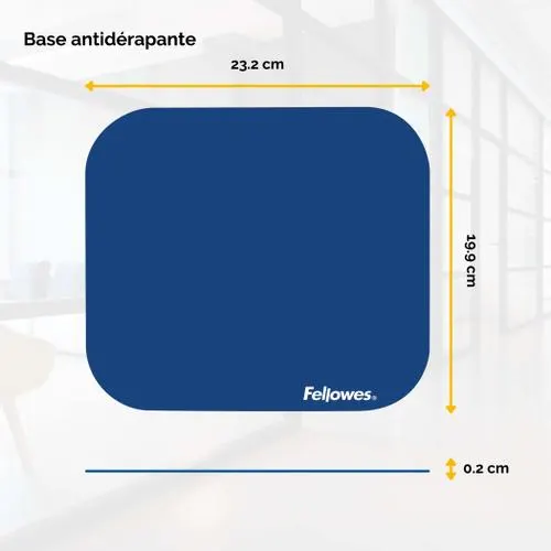 FELLOWES Tapis souris économique Bleu 58021 – Image 4