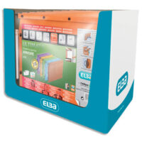 OBLIQUE AZ Paquet de 10 dossiers suspendus ARMOIRE en kraft 240g. Fond V, bouton-pression. Orange