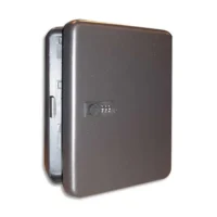 RESKAL Armoire à clés serrure à combinaison, 45 clés Gris anthracite