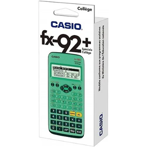 CASIO Calculatrice scientifique FX 92 Spéciale Collège FX92SPECOL-S1-EH – Image 3
