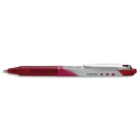 PILOT Stylo roller pointe métal rétractable 0,5 mm encre liquide Rouge V-BALL RT 05