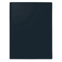 PERGAMY Protege documents personnalisable en polypropylene Noir 60 vues