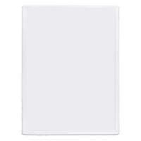 PERGAMY Protege documents personnalisable en polypropylene Blanc 80 vues