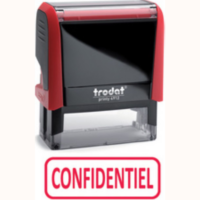 Trodat Tampon de texte X-print 4912 "CONFIDENTIEL"