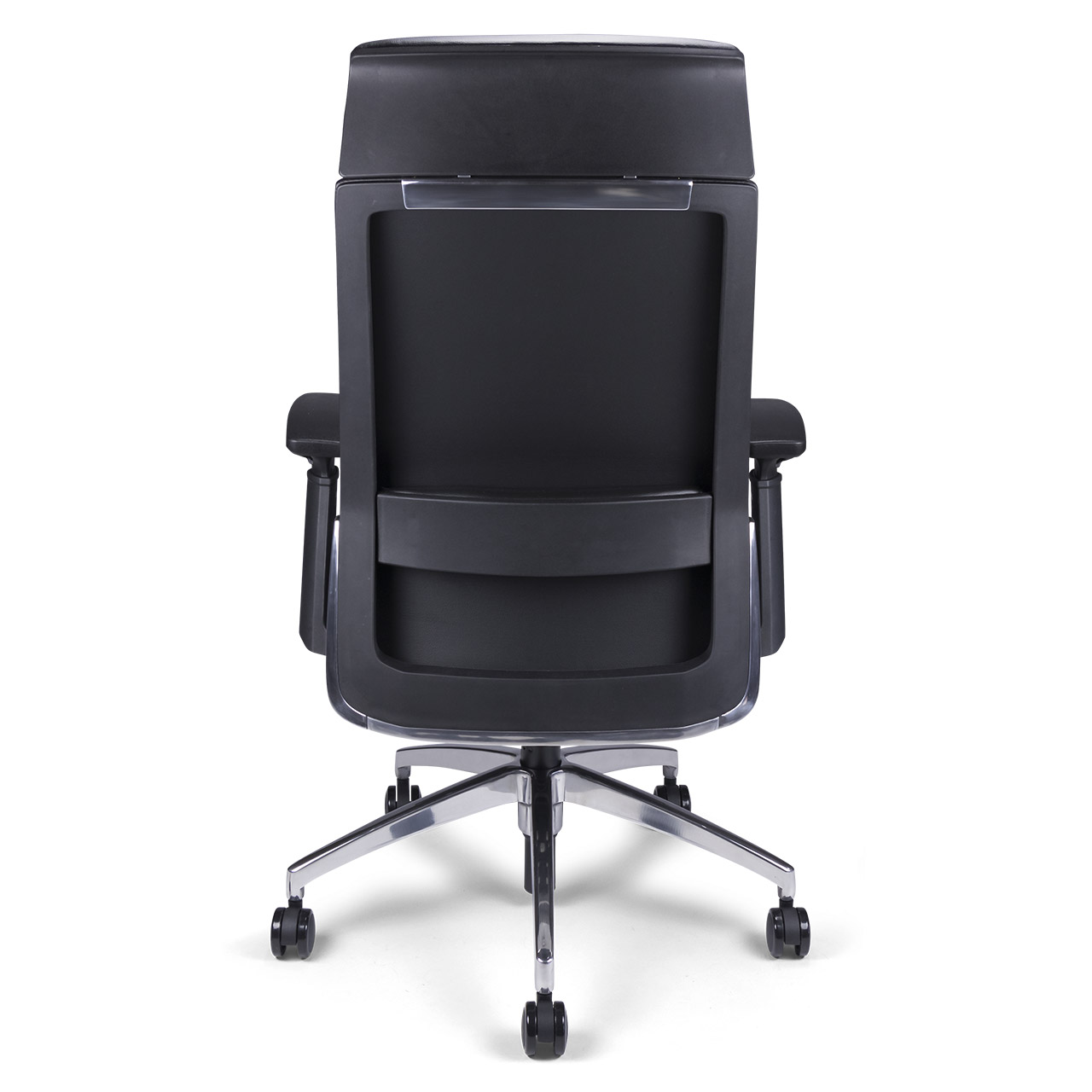 Fauteuil de direction synchrone cuir noir – Image 3