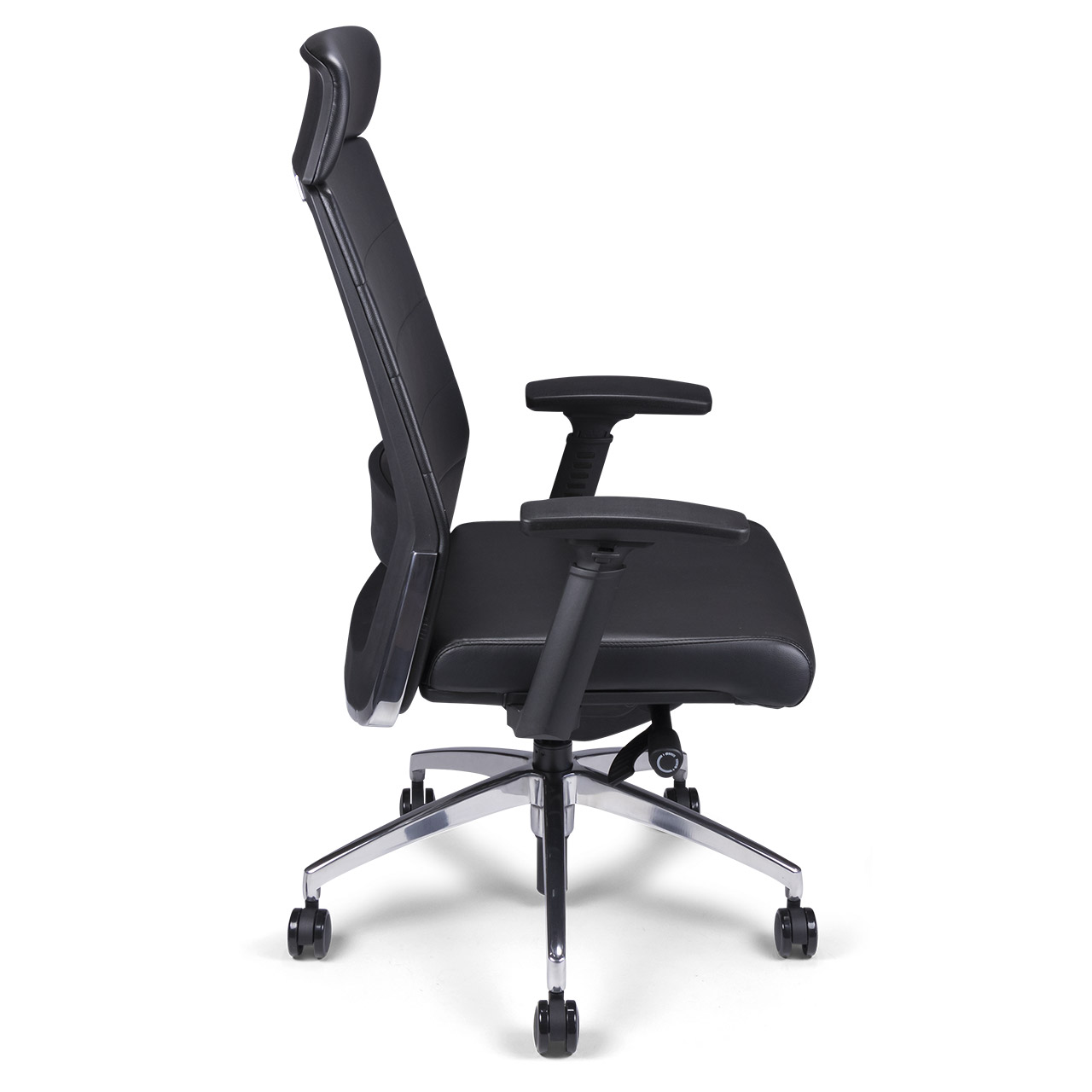 Fauteuil de direction synchrone cuir noir – Image 5