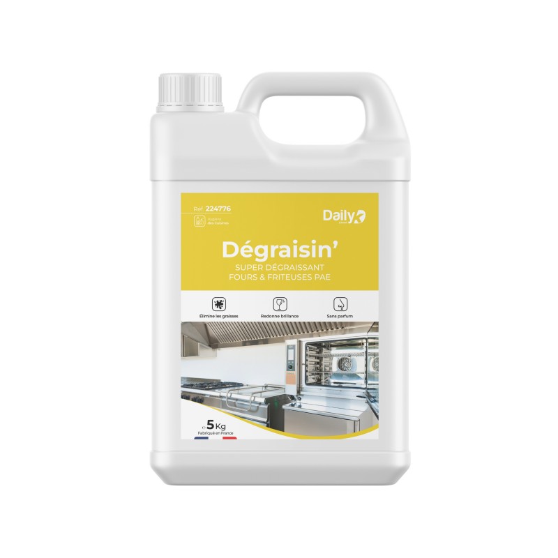 DEGRAISIN' Dégraissant alcalin cuisine DAILYK START - Bidon 5L